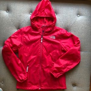 North Face fleece inside windbreaker jacket